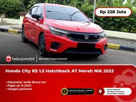 [KM ANTIK 18RB] Honda City RS 1.5 HB Hatchback AT Merah 2022/2023
