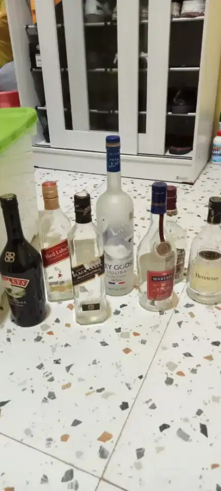 Botol Bekas buat pajangan