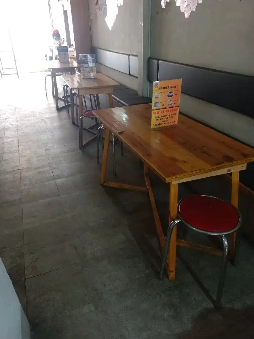 meja cafe / baso 1 set