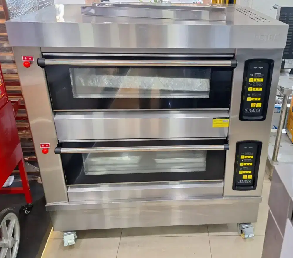 Oven Gas Getra 2 Deck 4 Loyang Digital