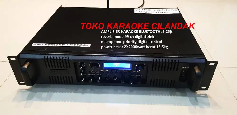 AMPLIFIER KARAOKE harga 2.25juta COCOK UNTUK KARAOKE RUMAHAN KANTOR