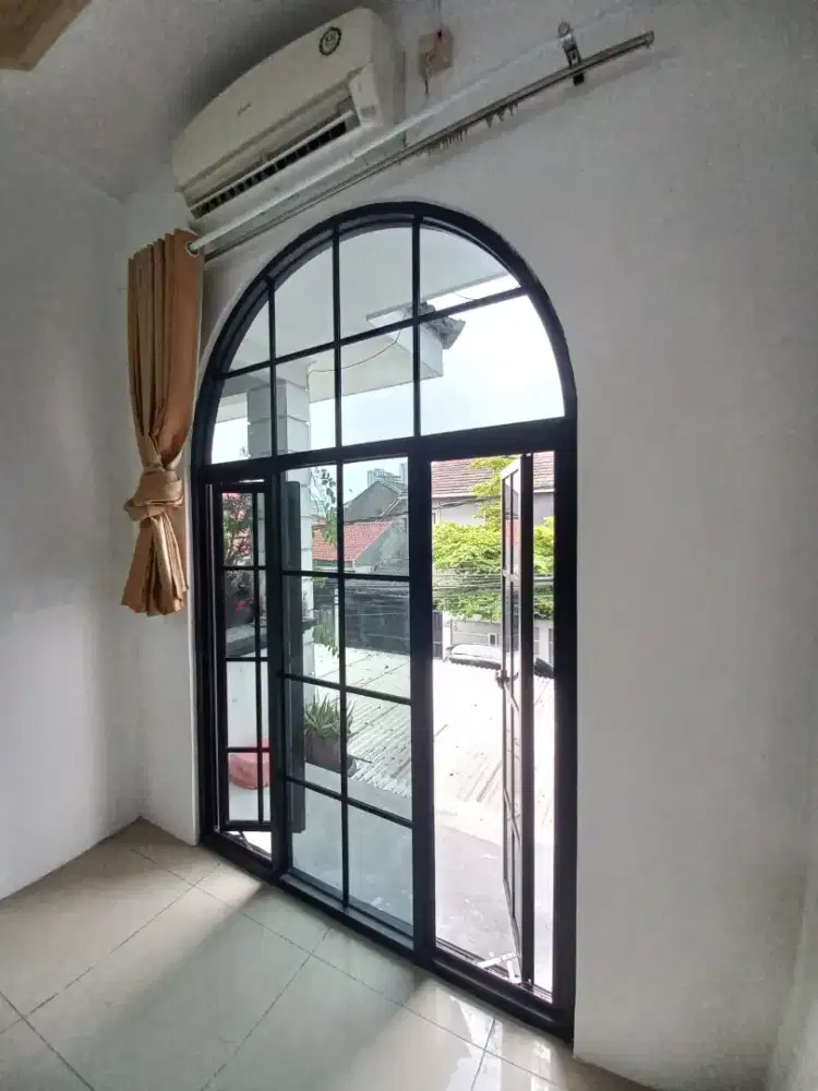 Kusen Aluminium Lengkung Murah