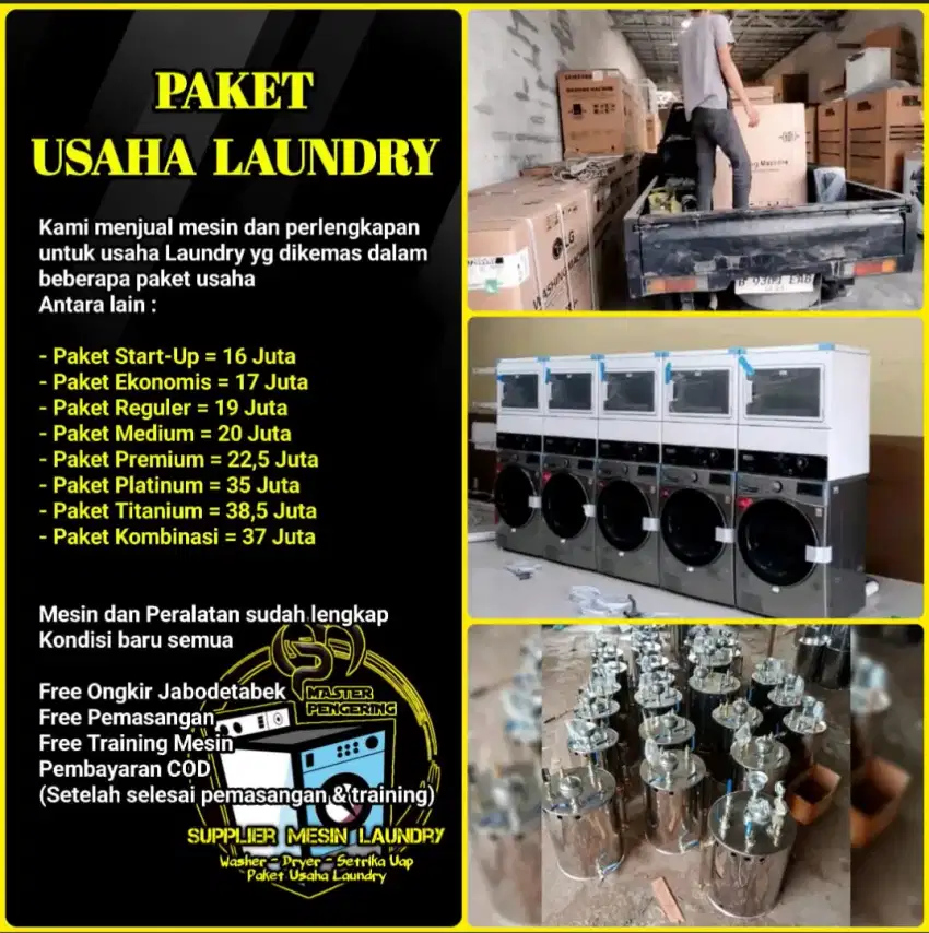 Paket Usaha Laundry Kiloan