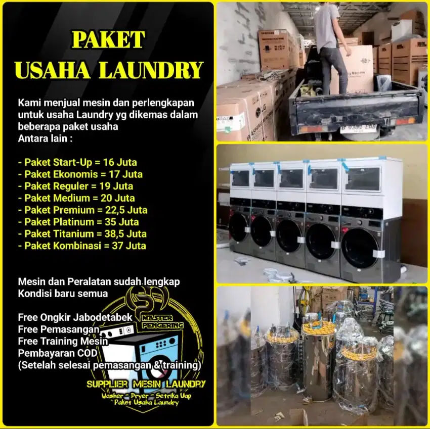 Paket Usaha Laundry Kiloan