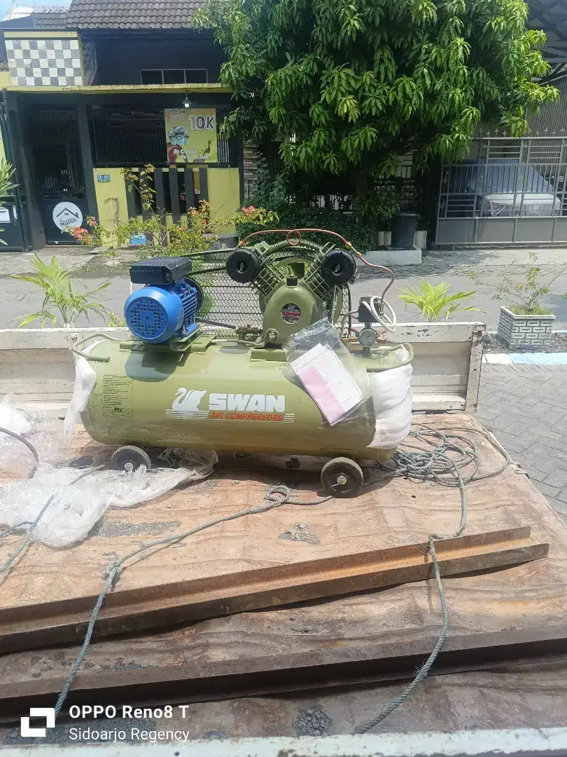 Kompresor swan2 hp komplit dinamo otomatis siap pakai