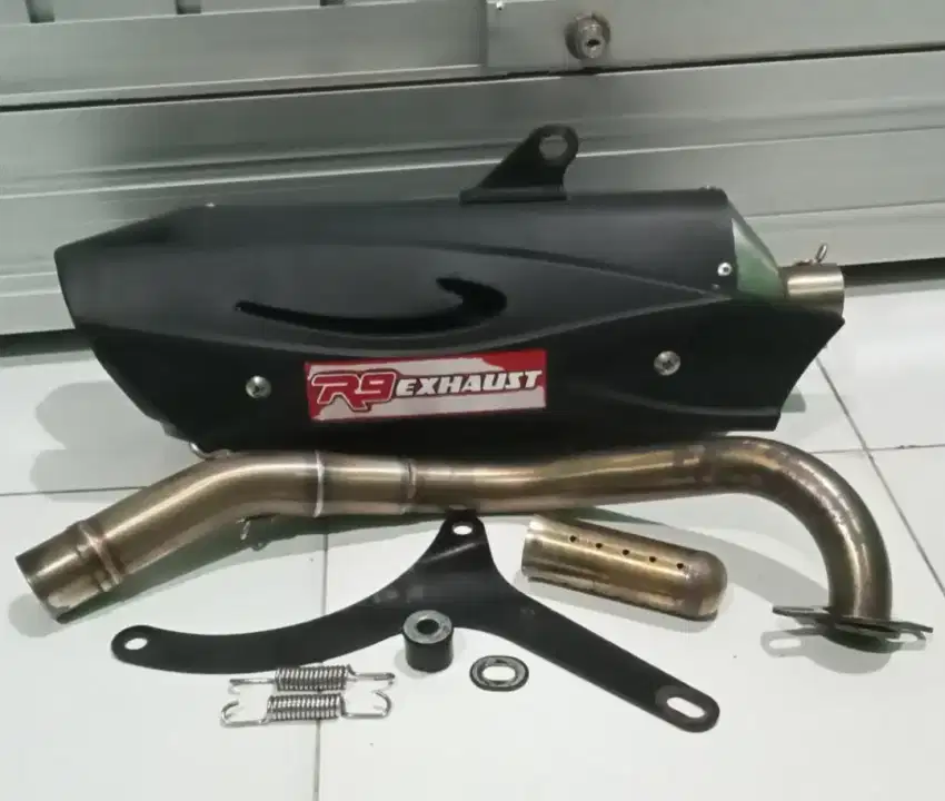 Knalpot R9 Misano Beat, Scoopy, Genio 2021 k atas Full System