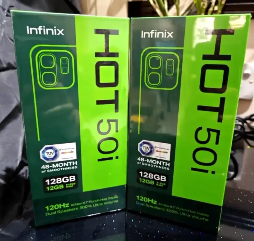 INFINIX HOT 50i 6+6/128 BARU garansi resmi 1th bisa TT atau Kredit