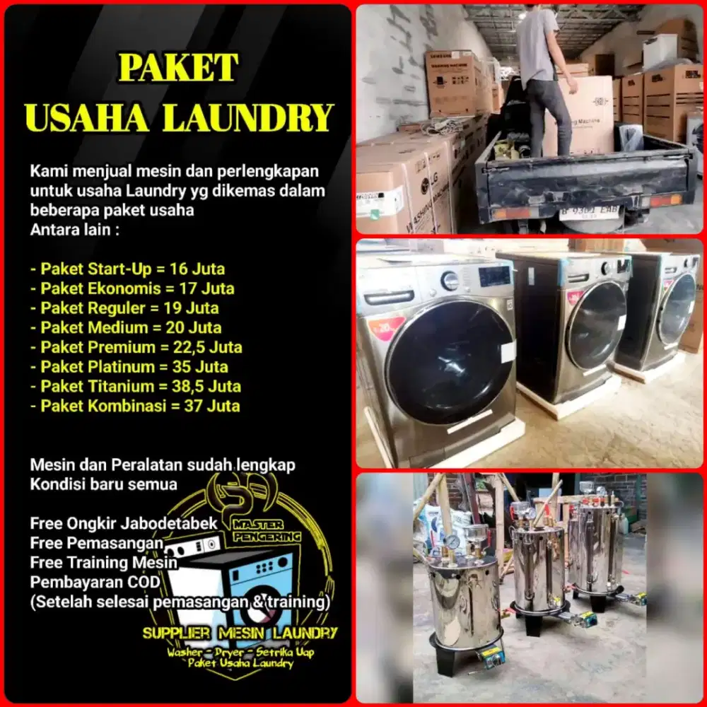 Paket Usaha Laundry Kiloan