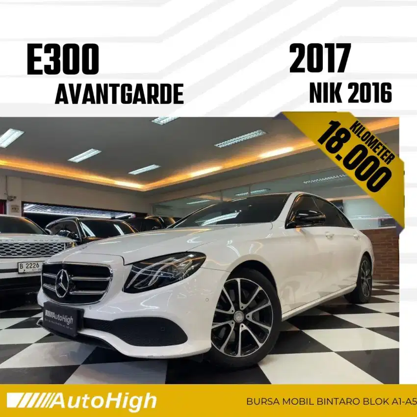 DP10% [Km18.000] E300 Avantgarde 2016 White / E250 AVG 2017 #AUTOHIGH