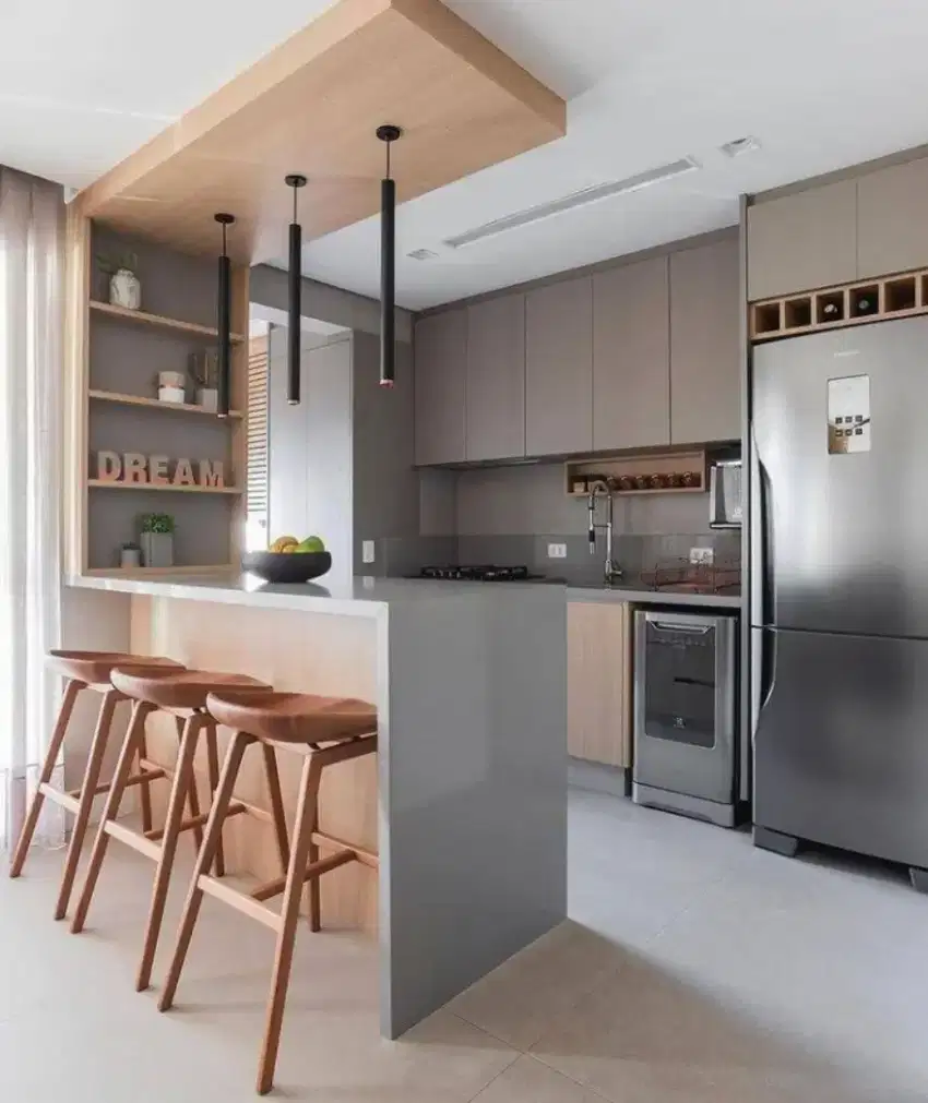 KITCHEN SET MINIMALIS MODERN TERBARU DAN TERMURAH
