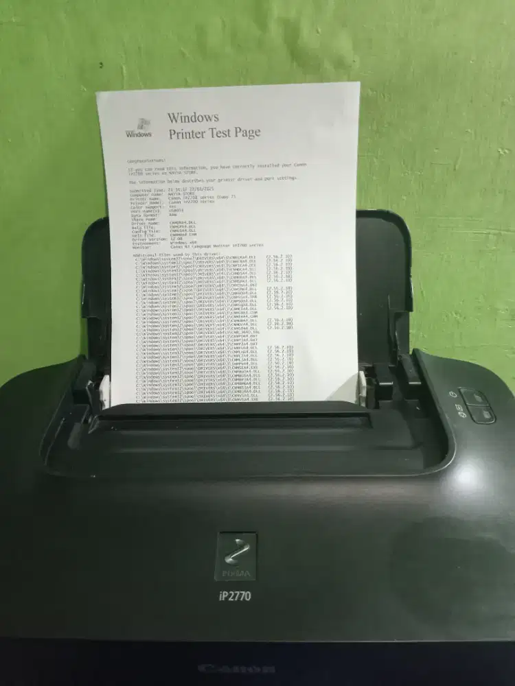 Printer Canon IP2770 IP 2770 Siap Pakai Black Only