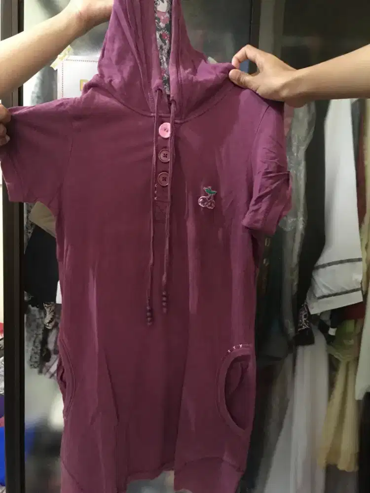 Hoodie lengan pendek anak | baju murah | jual murah