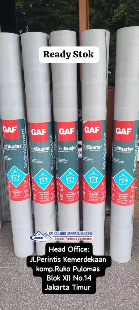 Underlayer Felt Buster GAF