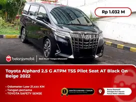 [LOW KM] Toyota Alphard 2.5 G ATPM TSS Pilot Seat AT Black 2022/2023