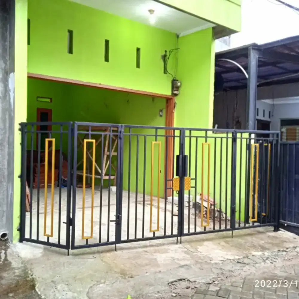Pintu pager lipet minimalis