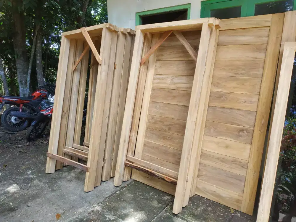 Pintu jati minimalis pintu kamar daun pintu