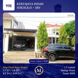 Rumah Kertajaya Indah dkt Dharmahusada Manyar Galaxy Mall Gubeng MERR