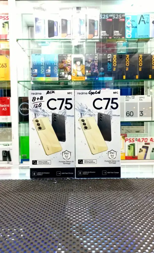 BARU...REALME C75 RAM 8+8/128 SEGEL/GARANSI RESMI.