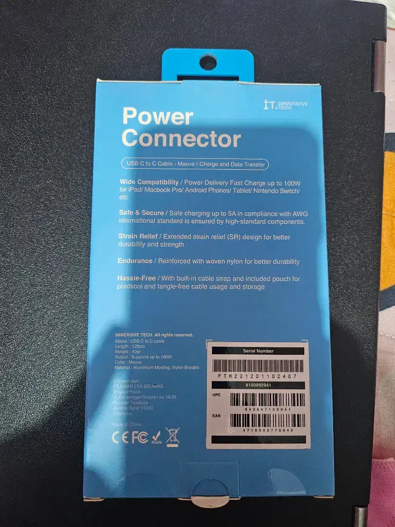 Kabel charging c to c