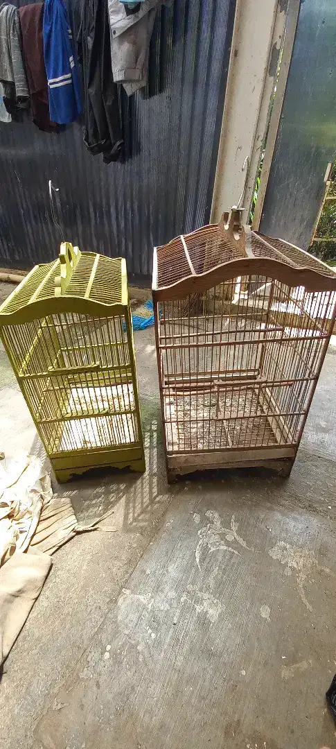Sangkar kotak bekas layak pake