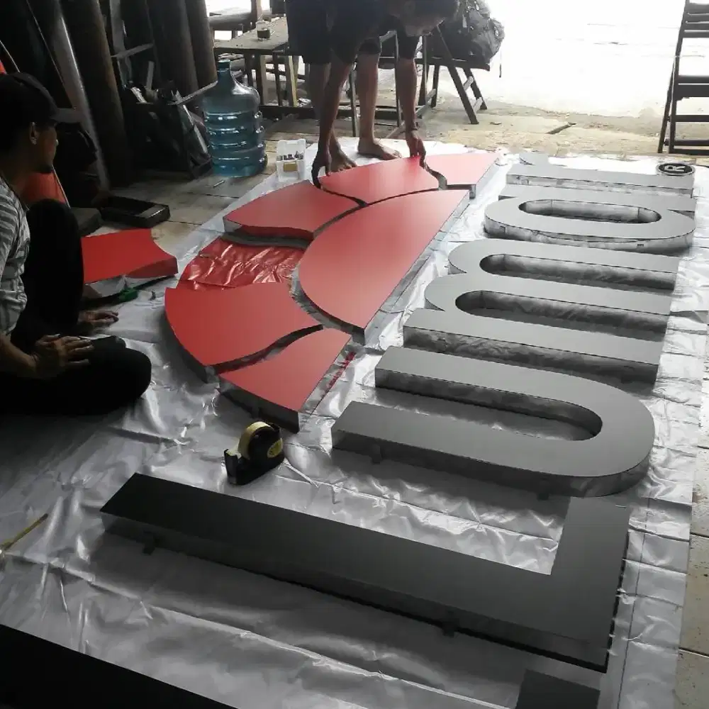 Huruf Timbul. Aneka Letter & Signage. Neon Box Custom. Reklame CEPAT