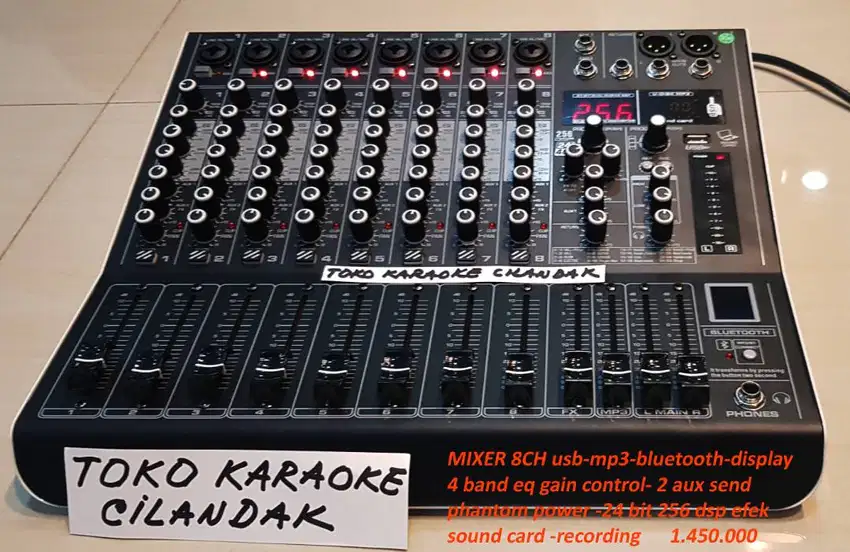 MIXER 8CH BLUETOOTH 256DSP