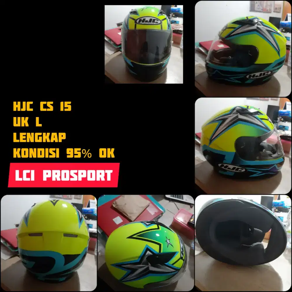 Helm hjc cs 15 seri tony elias
