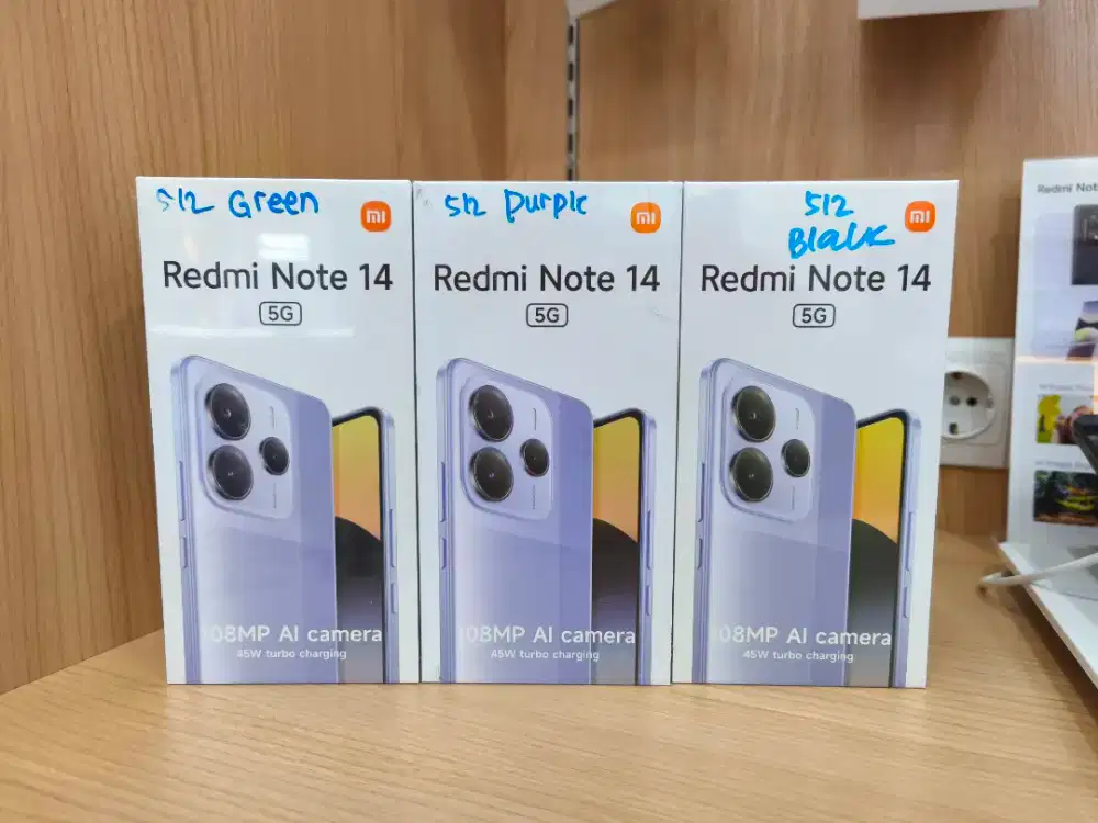 Xiaomi Redmi Note 14 5G 12/512 - Garansi Resmi