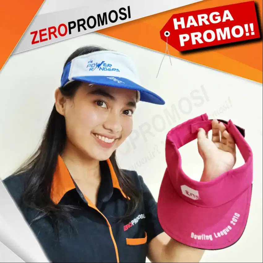 Topi Golf Visor Custom Logo