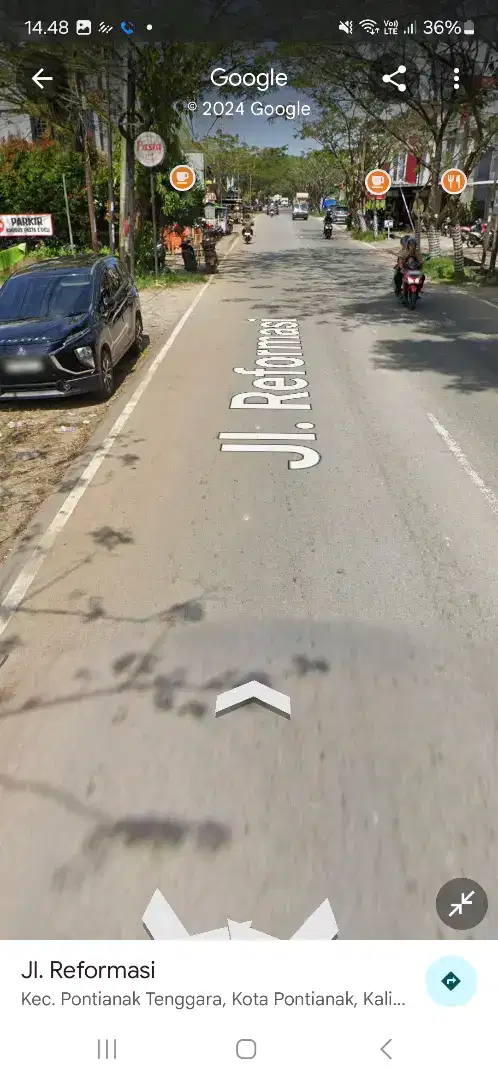 Tanah tepi jalan reformasi untan pontianak