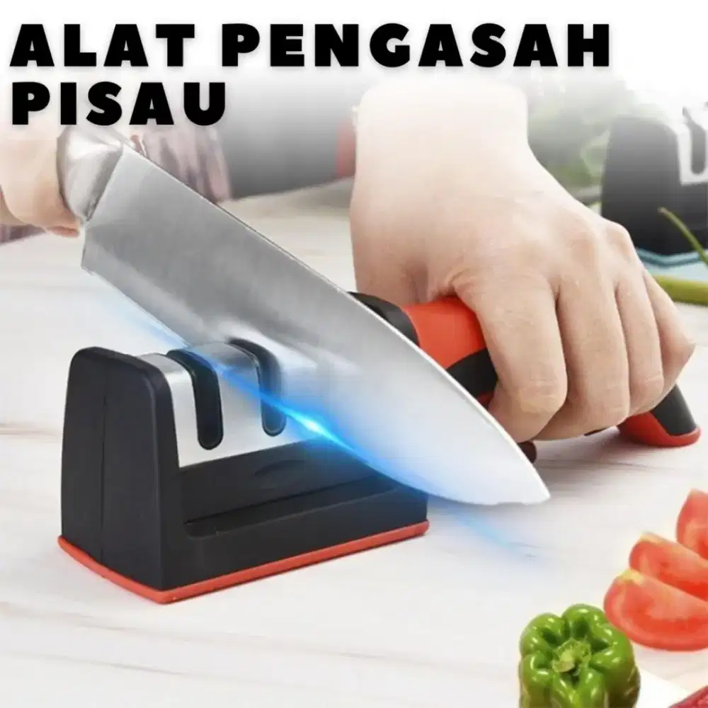 Alat Pengasah Pisau & Gunting 3in1 Multifungsi Pengasah Pisau Tajam