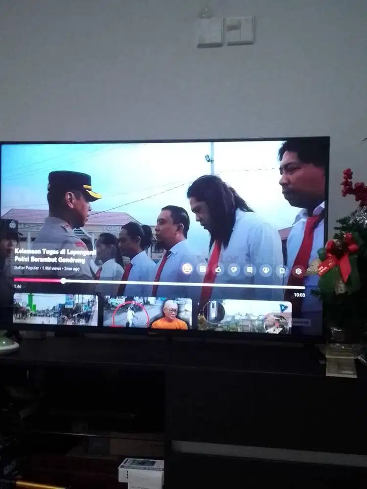 Second jarang pakai Di jual tv masih bagus merk realme