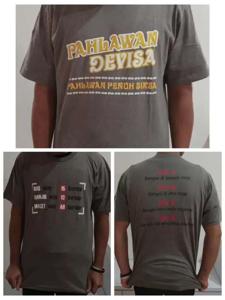 KAOS Casual/ Distro All Size