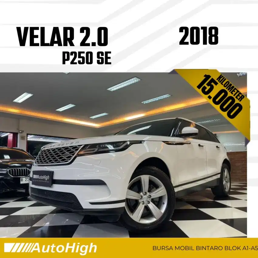 DP10% [Km15.000] Range Rover Velar 2018 White Reg 2019 #AUTOHIGH