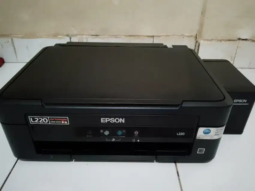 JUAL PRINTER EPSON L 220 PRINT SCAN COPY LIKE NEW NO MINUS.
