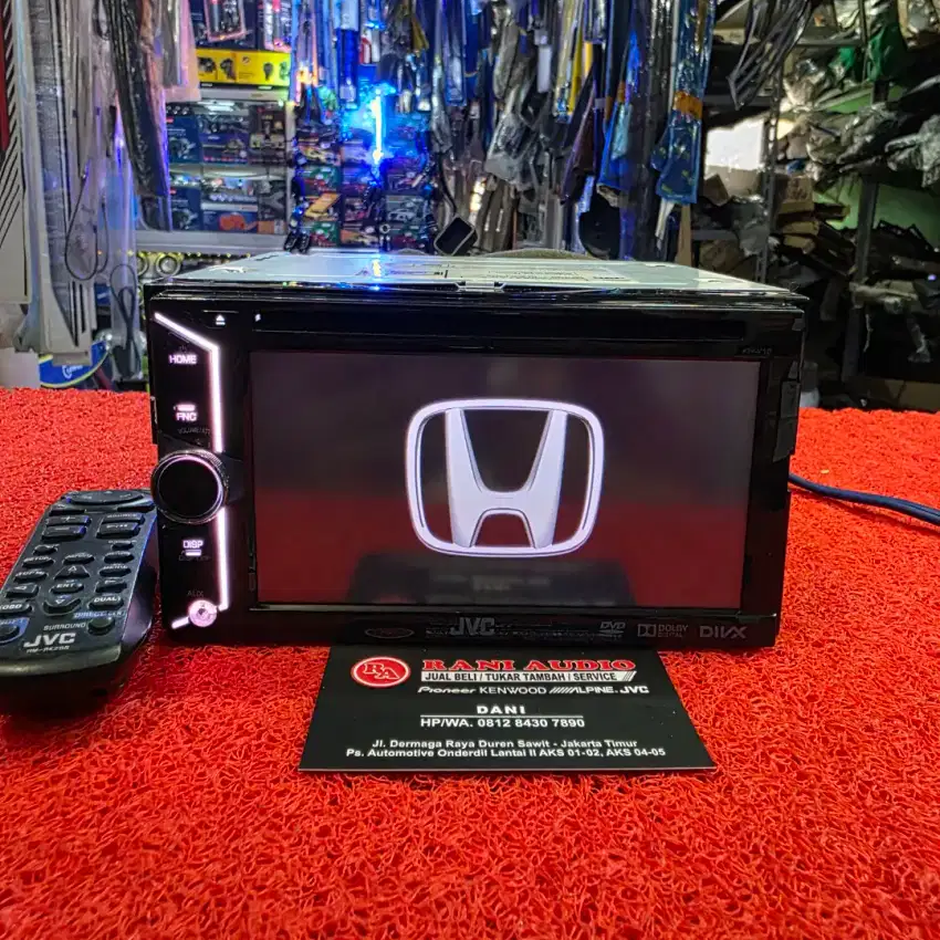 Head Unit JVC KW-V10H4 sudah dipasang Bluetooth ex Honda HRV