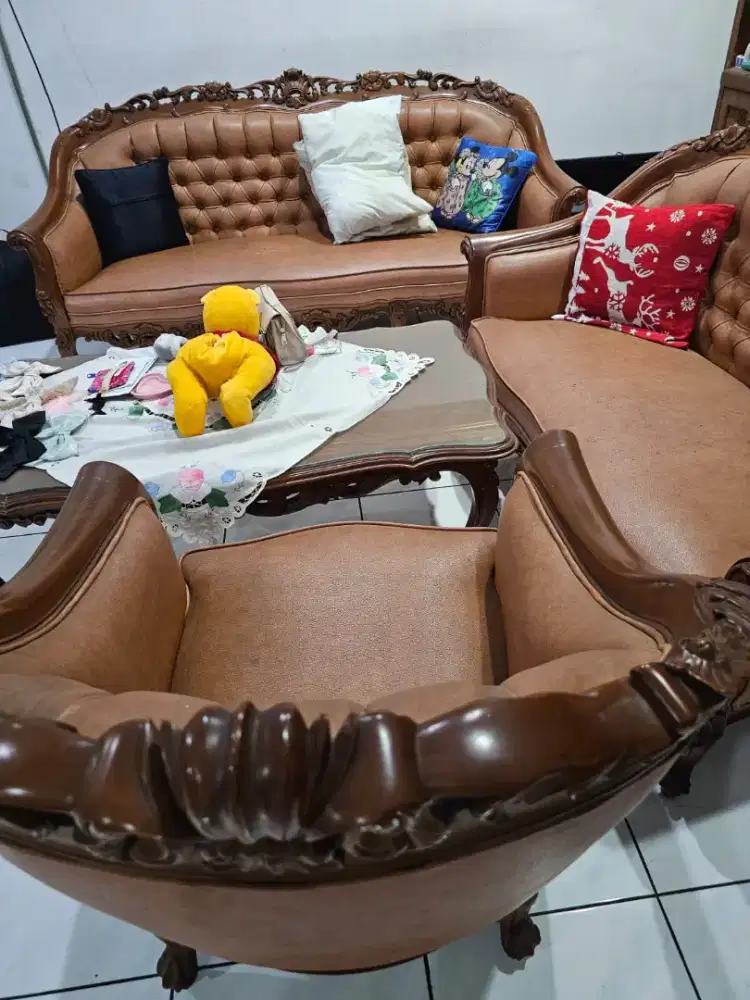 Sofa set ruang tamu 321
