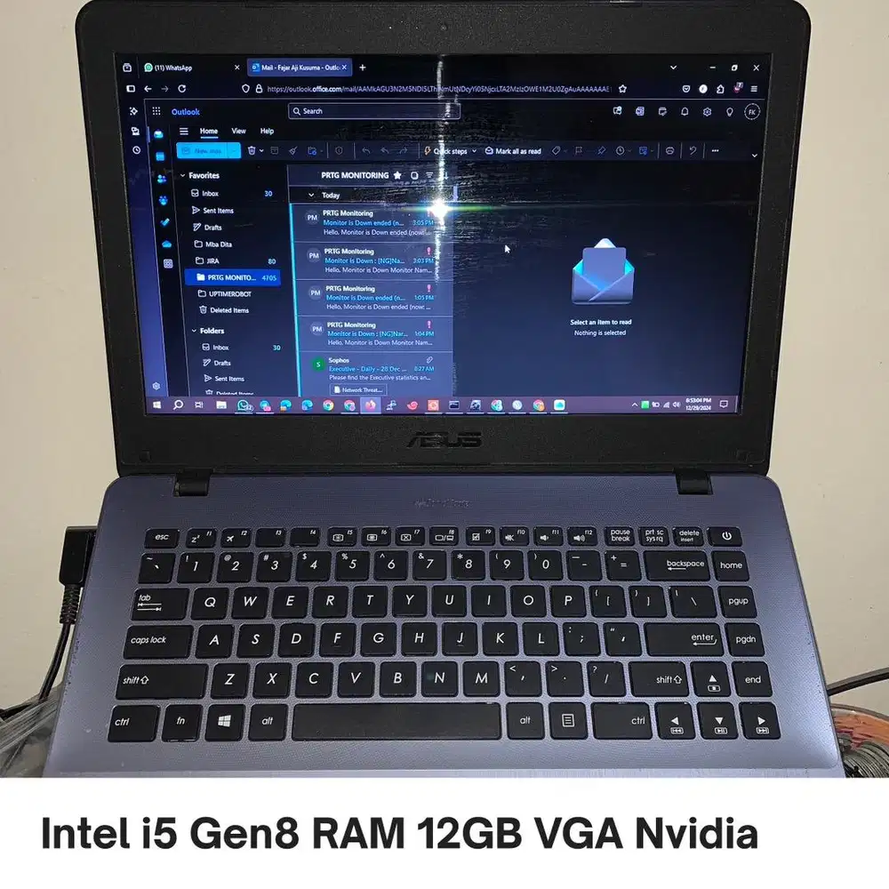 LAPTOP ASUS VIVOBOOK A442U INTEL i5 GEN8 RAM 12GB VGA NVIDIA BU