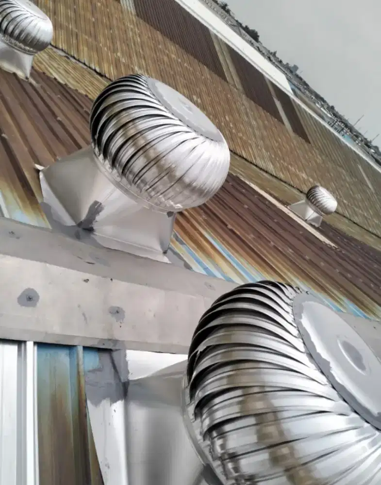 Turbin Atap Pabrik dan Pergudangan