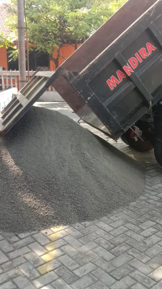 Makadam abu batu pasir pasang cor batu belah kali sirdam