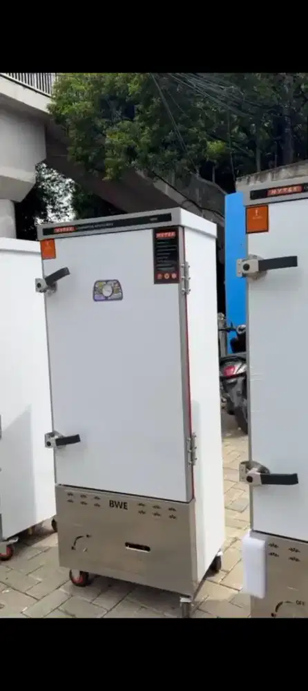 Mesin Kukus Rice Steamer / Cooker 12 Tray tenaga GAS