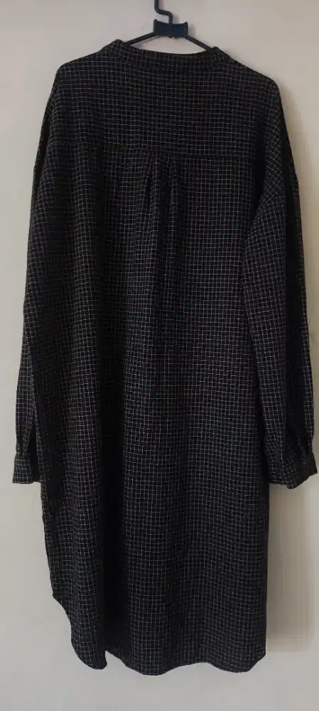 Tunik bahan katun warna navy