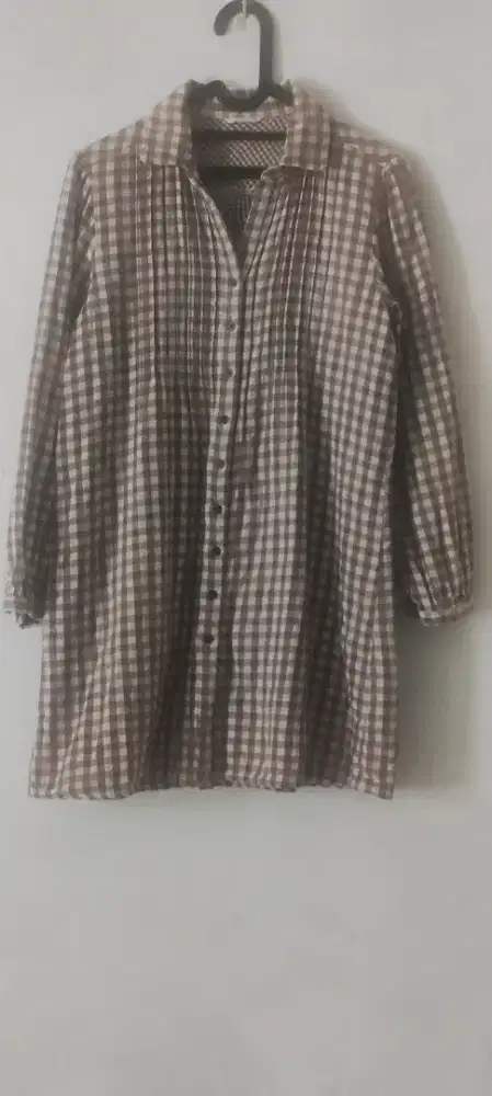 Tunik katun kotakkotak