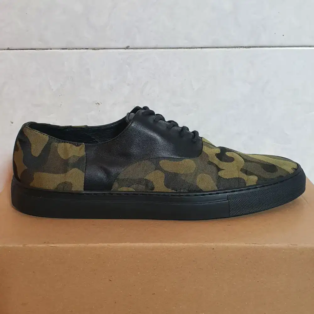 Joshua Sanders Camo Flat Sneakers