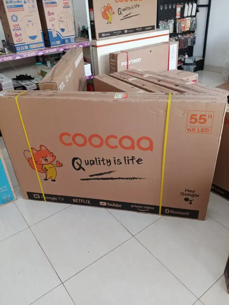 55 inch Google Tv premium 4K coocaa