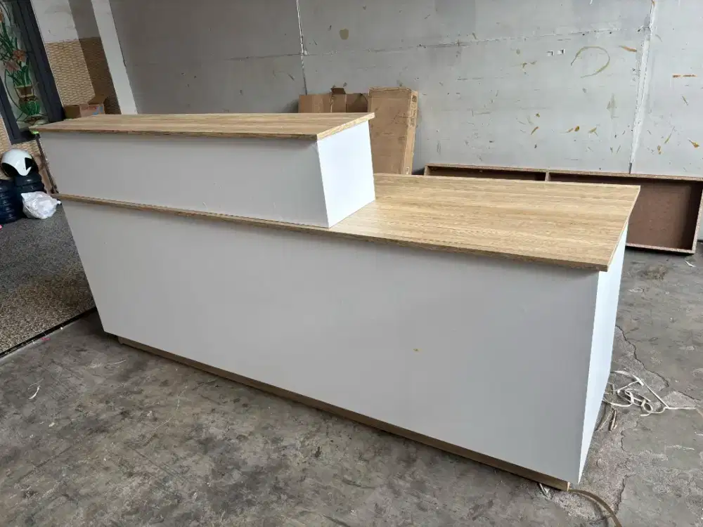 Meja kasir Minimalis | 220x50x80cm