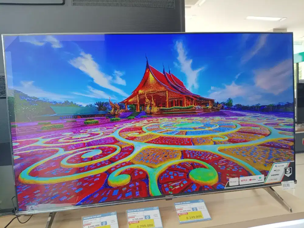 TV 50 inch Polytron UHD Google TV