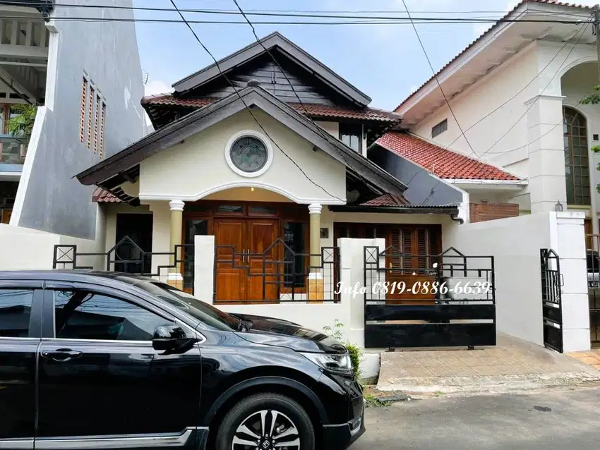 rumah bintaro sektor 3 siap huni bebas banjir dekat stasiun krl