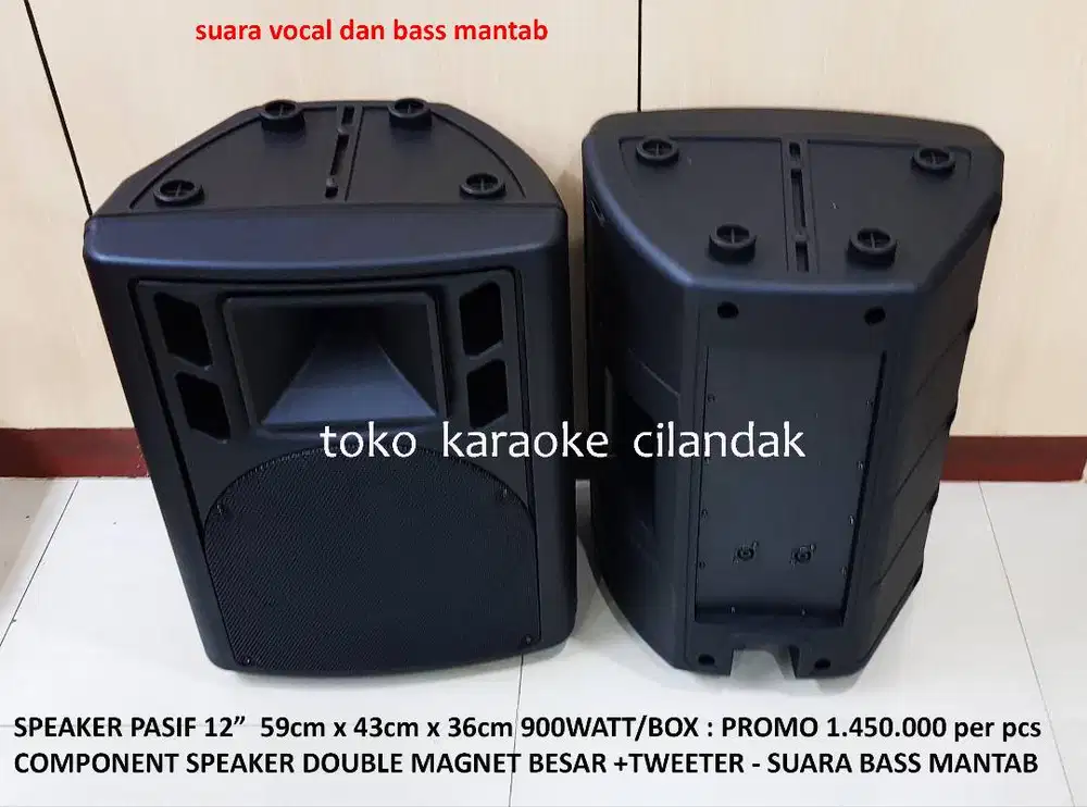 SPEAKER PASIF 12  COCOK UNTUK KARAOKE RESTORAN CAFE SENAM MASJID MUSHO