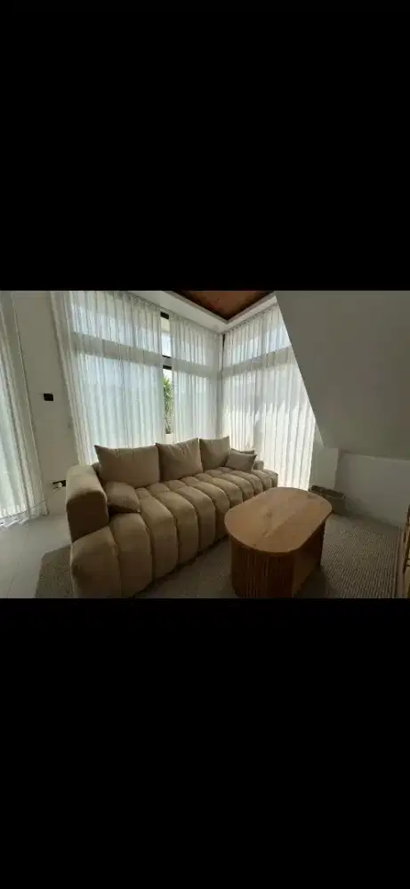 Sofa Empuk Minimalis Untuk Villa + Bantal Warna Bisa pilih Free kirim